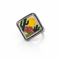 The Desert Sun Ring | Sterling Silver Western Ring | Southwest Statement Ring | .925 Silver