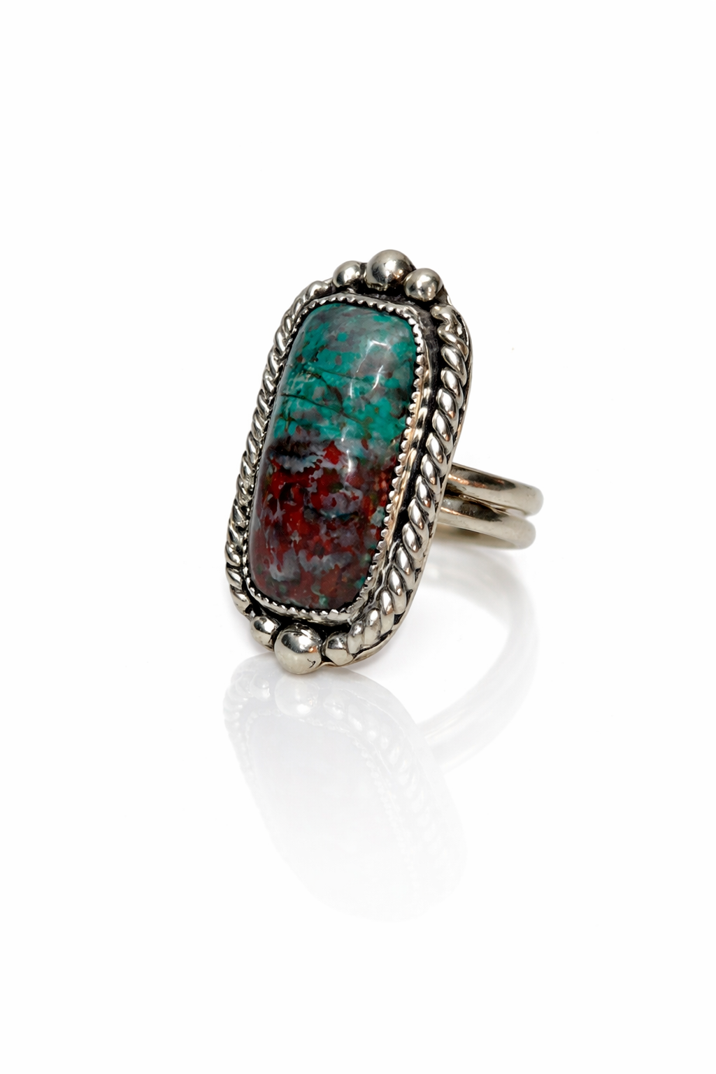 The Sonora Sunrise Ring | Sonora Sunrise Stone Sterling Silver Ring | Western Statement Ring | .925 Silver